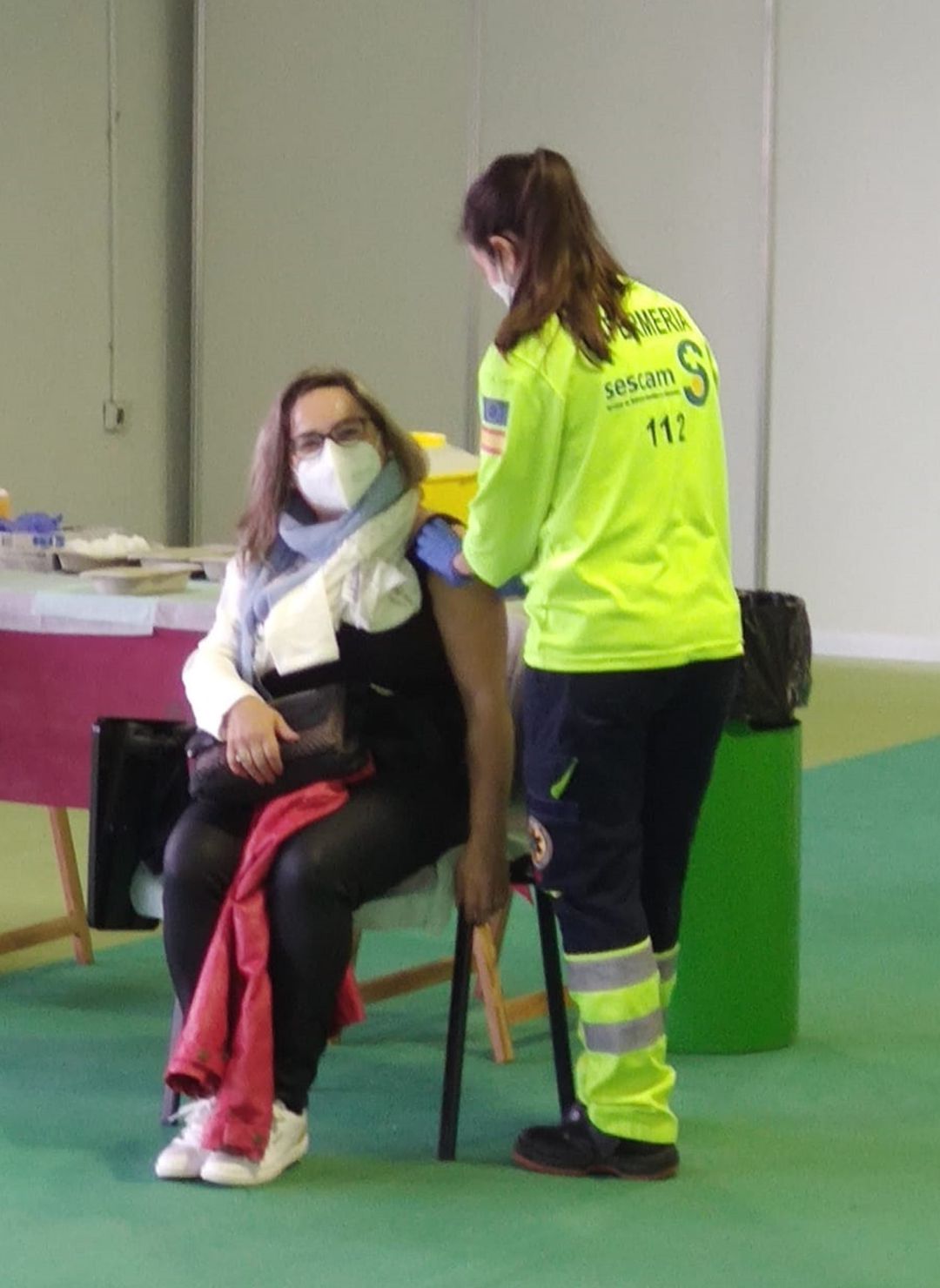 La secretaria Mercedes Rada se vacuna contra la Covid-19 La secretaria Mercedes Rada se vacuna contra la Covid-19