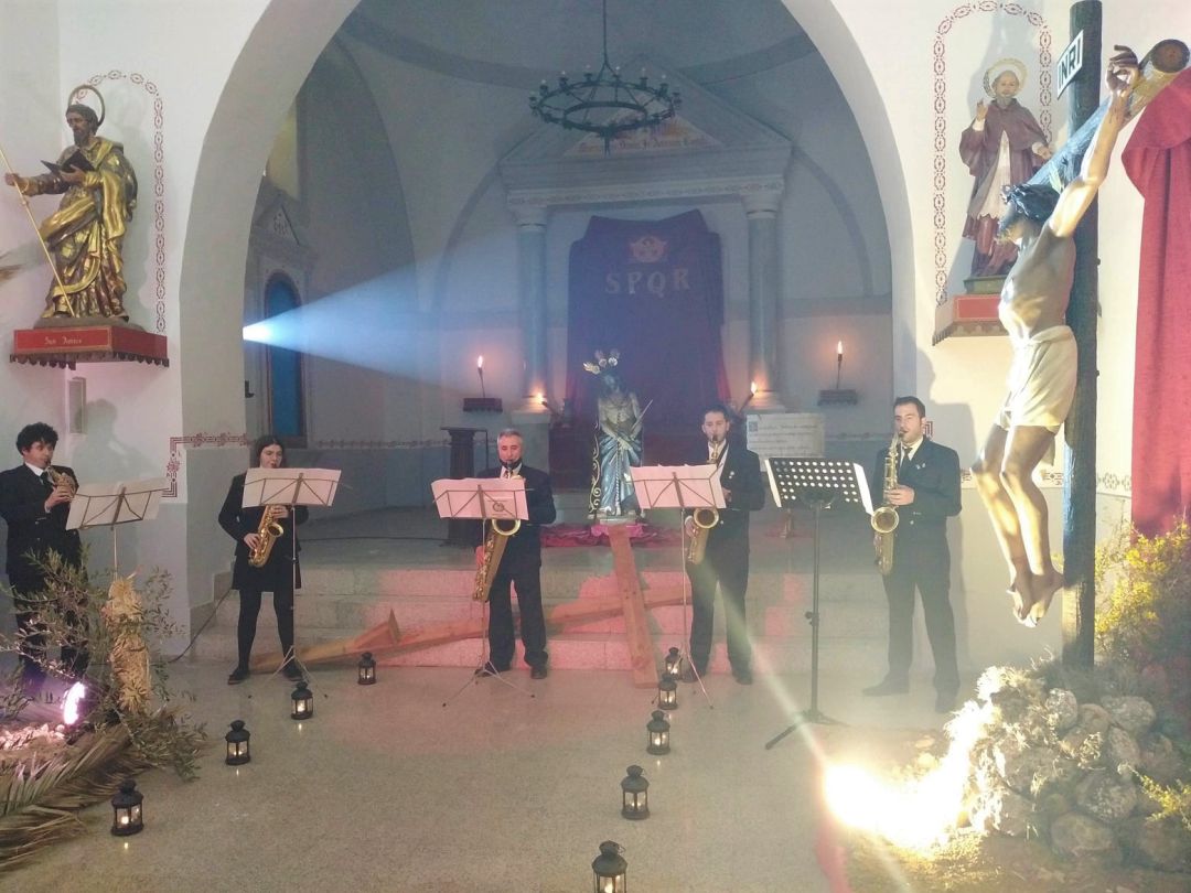 La Banda Sinfónica Municipal interpretando una de sus piezas La Banda Sinfónica Municipal interpretando una de sus piezas