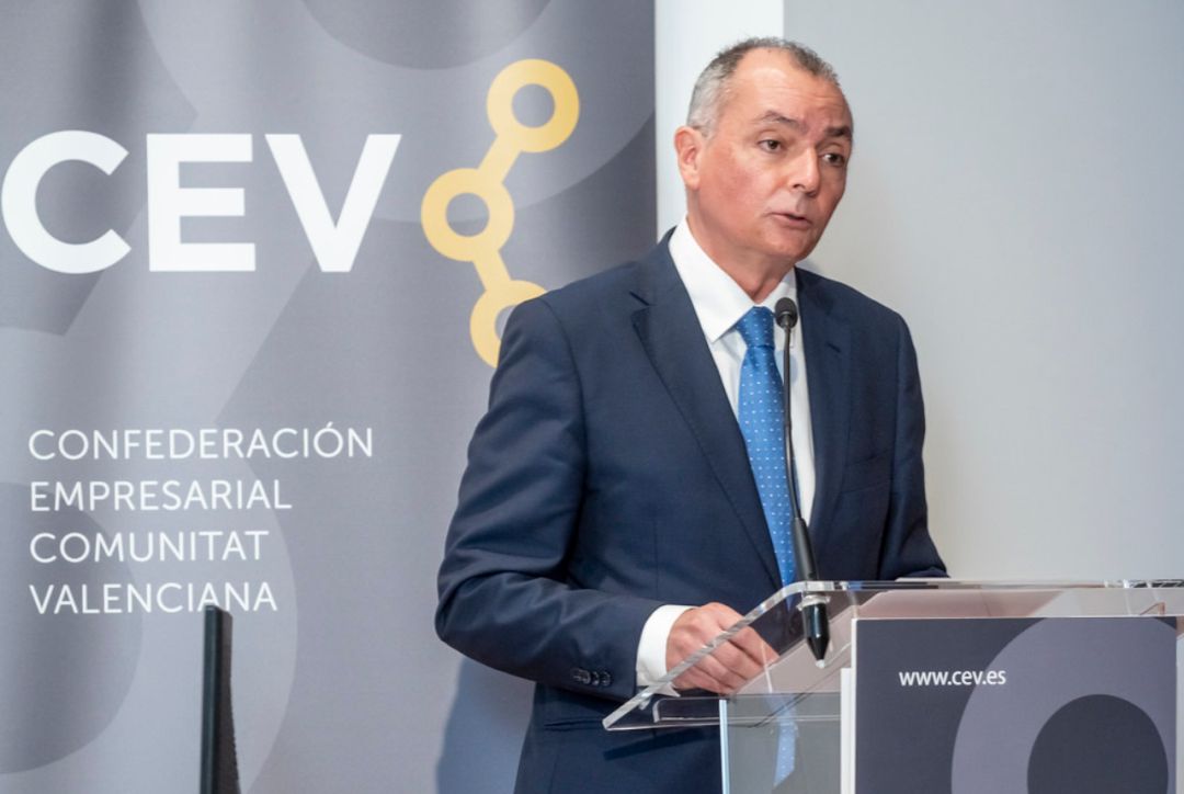 Salvador Navarro, presidente de la patronal empresarial autonómica, la CEV. Salvador Navarro, presidente de la patronal empresarial autonómica, la CEV.