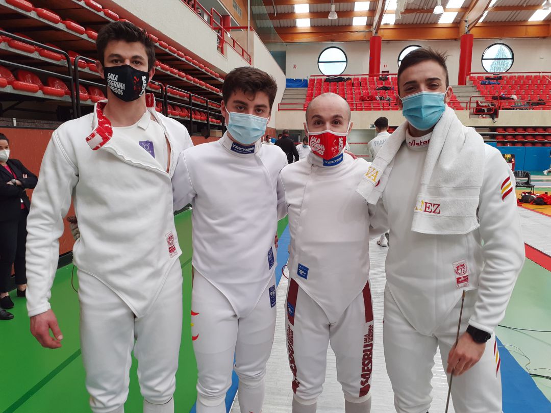 Equipo masculino de la Sala de Esgrima Burgos Equipo masculino de la Sala de Esgrima Burgos