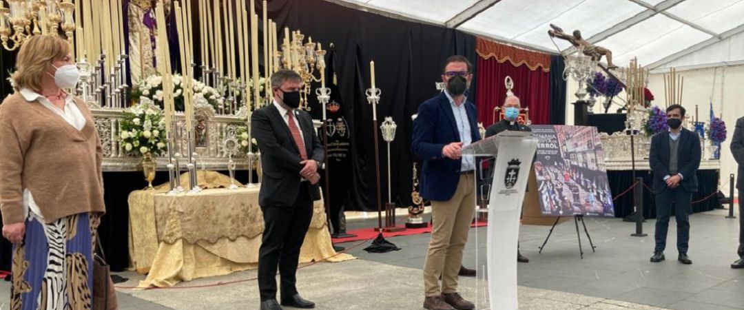 El alcalde de Ferrol presentando la Semana Santa El alcalde de Ferrol presentando la Semana Santa
