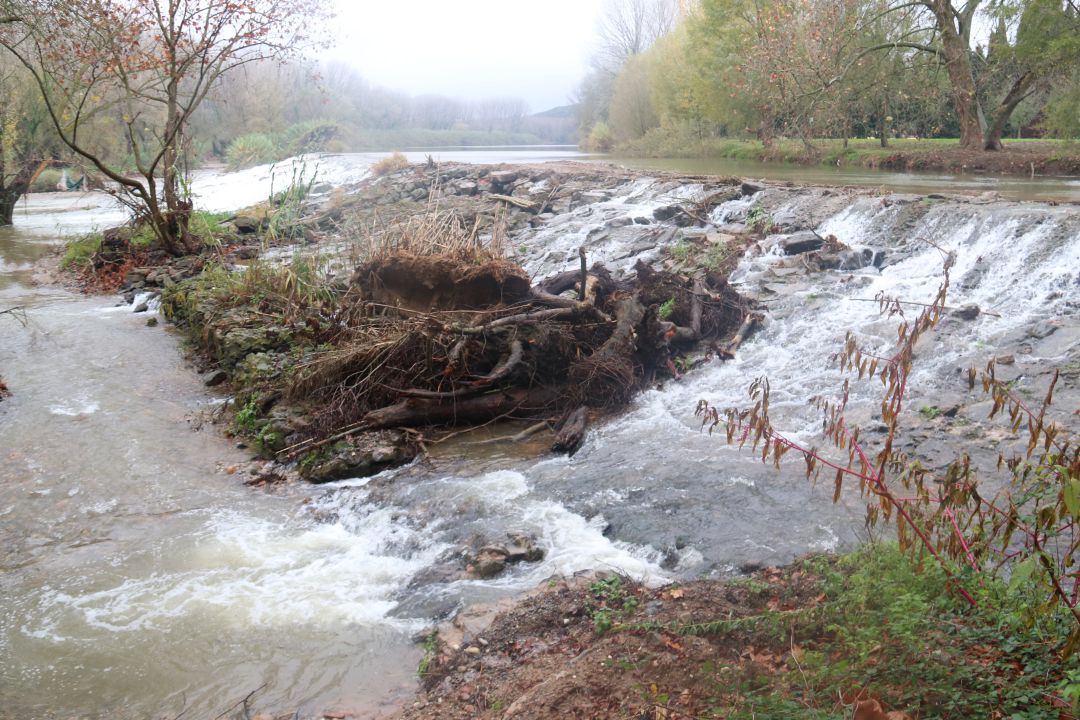 La resclosa de Colomers, el novembre de 2020 La resclosa de Colomers, el novembre de 2020