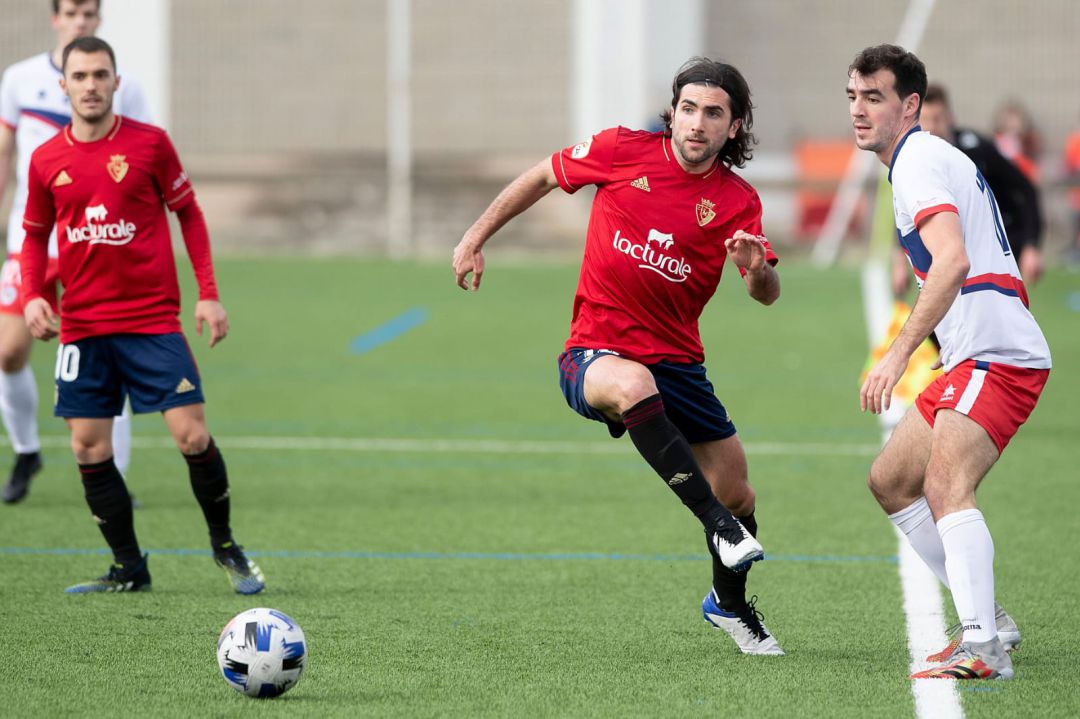 Promesas y Mutilvera en el último derbi disputado en Tajonar Promesas y Mutilvera en el último derbi disputado en Tajonar