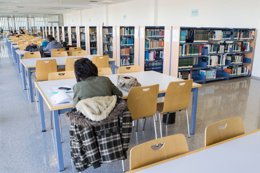 Biblioteca en el Campus Río Ebro Biblioteca en el Campus Río Ebro