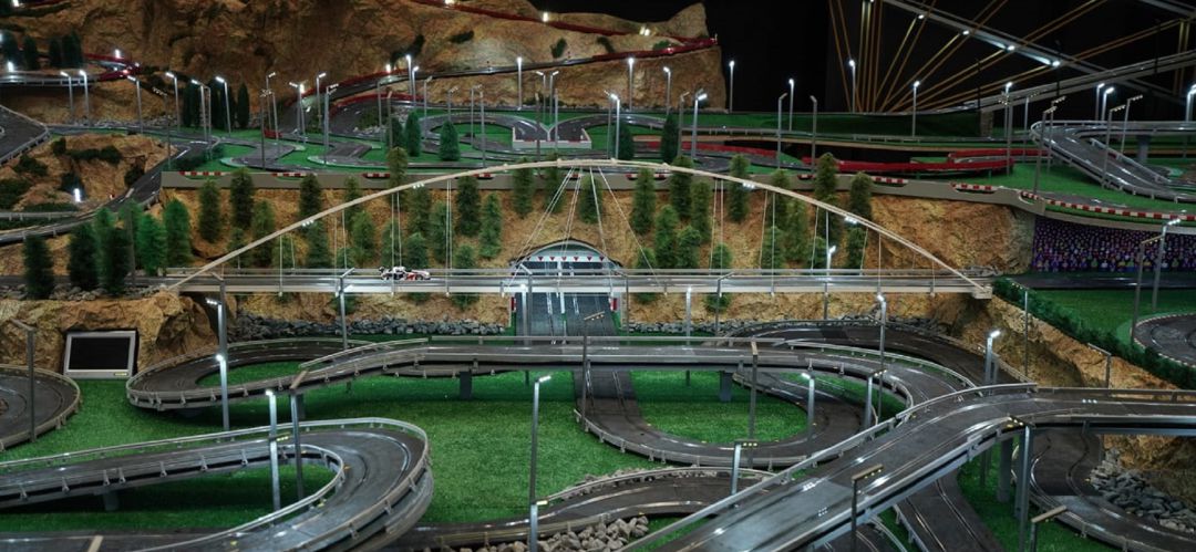 La pista, con más de 200 metros de longitud, es la más grande del mundo en una maqueta La pista, con más de 200 metros de longitud, es la más grande del mundo en una maqueta