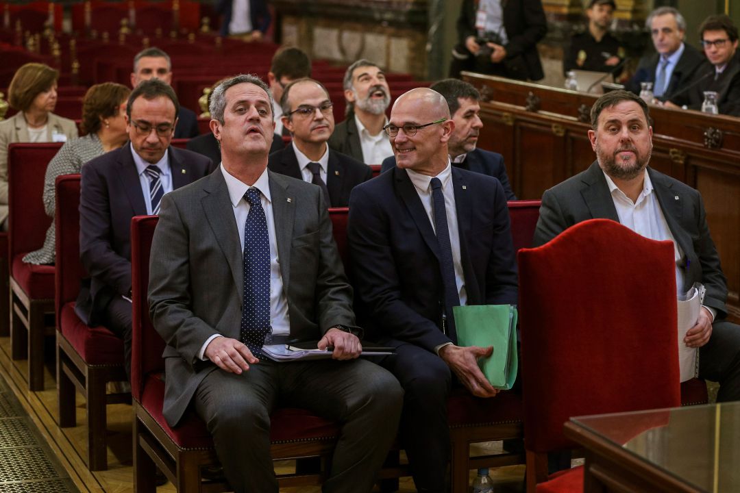 Imagen de archivo del juicio a los líderes del procés catalán Imagen de archivo del juicio a los líderes del procés catalán