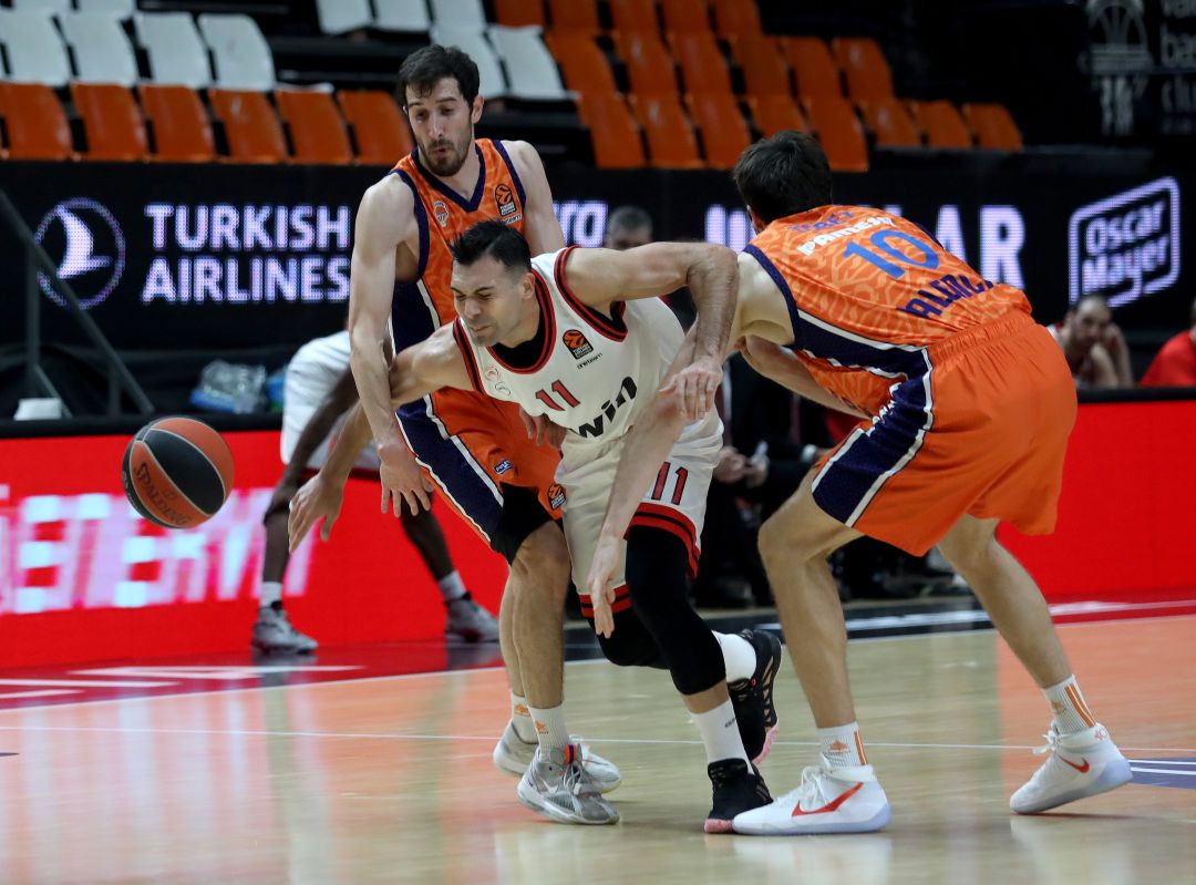 Imagen del último partido ante Olympiacos Imagen del último partido ante Olympiacos