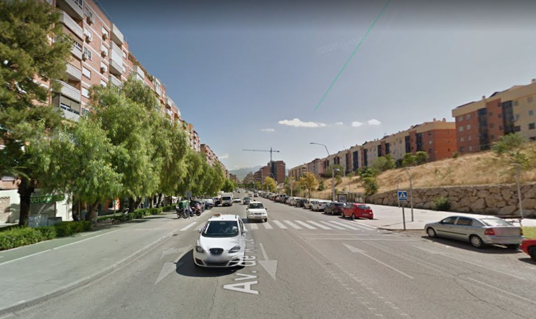 Avenida de Andalucía de la capital jienense. Avenida de Andalucía de la capital jienense.