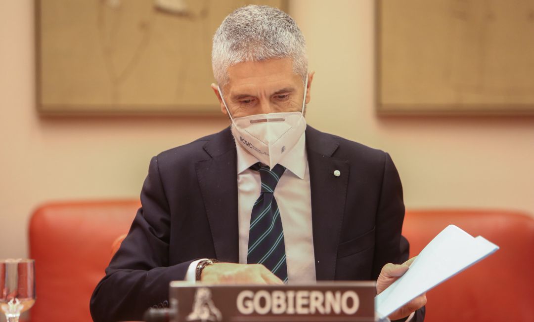 El ministro del Interior, Fernando Grande-Marlaska. El ministro del Interior, Fernando Grande-Marlaska.