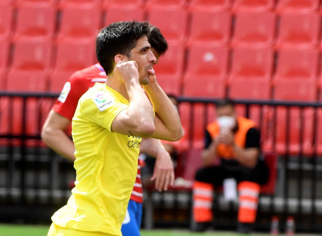 Gerard Moreno le dedica los tres goles a su hija Gerard Moreno le dedica los tres goles a su hija