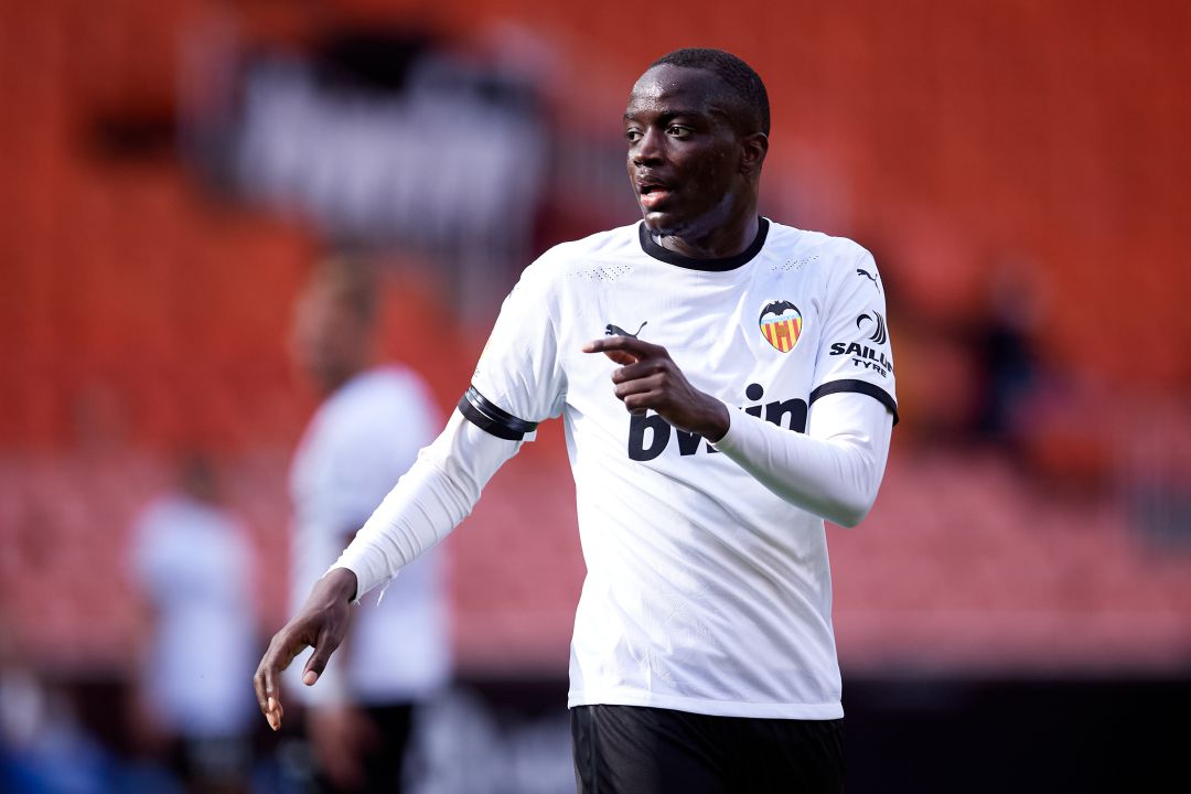 Mouctar Diakhaby defendiendo la camiseta del Valencia CF Mouctar Diakhaby defendiendo la camiseta del Valencia CF