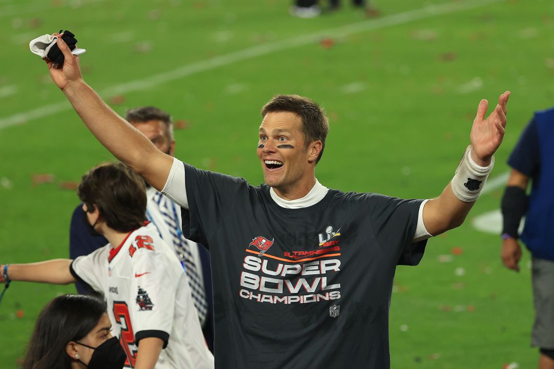 Tom Brady celebra su último título en la 'Super Bowl' Tom Brady celebra su último título en la 'Super Bowl'