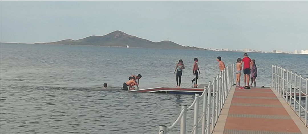 Nuevas pasarelas en el Mar Menor Nuevas pasarelas en el Mar Menor