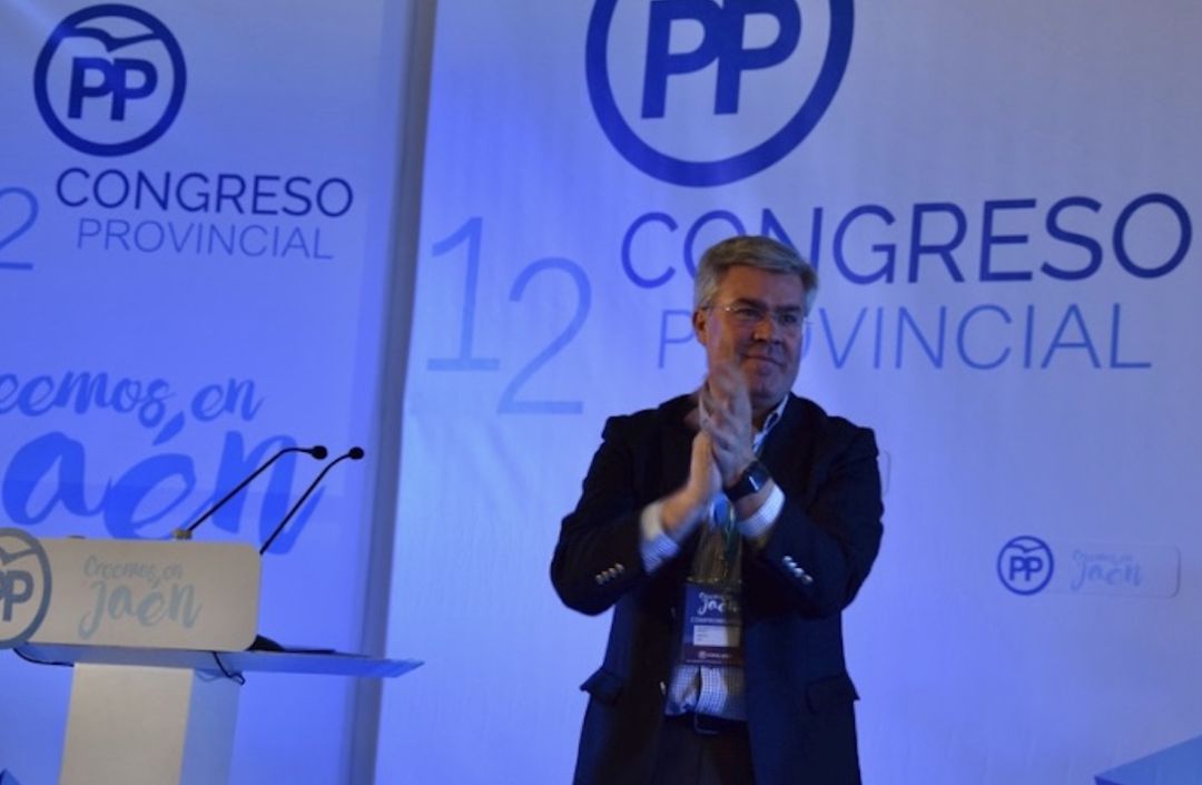 El principal acusado del Caso Matinsreg, José Enrique Fernádnez de Moya, durante el 12 Congreso del PP de Jaén. El principal acusado del Caso Matinsreg, José Enrique Fernádnez de Moya, durante el 12 Congreso del PP de Jaén.