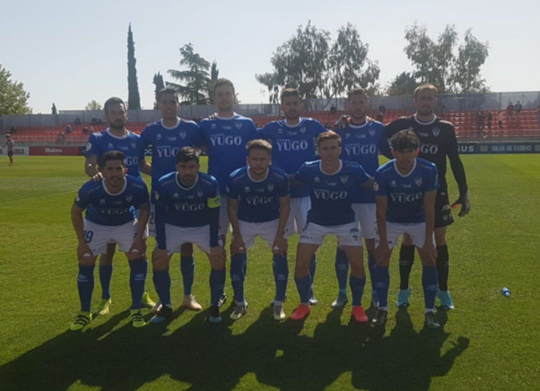 Once ante el Atlético B Once ante el Atlético B