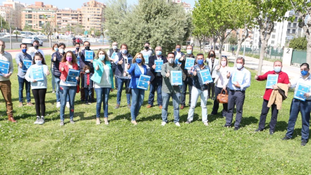 Imagen de la candidatura de la alcaldesa de Vall d'Alba, Marta Barrachina Imagen de la candidatura de la alcaldesa de Vall d'Alba, Marta Barrachina