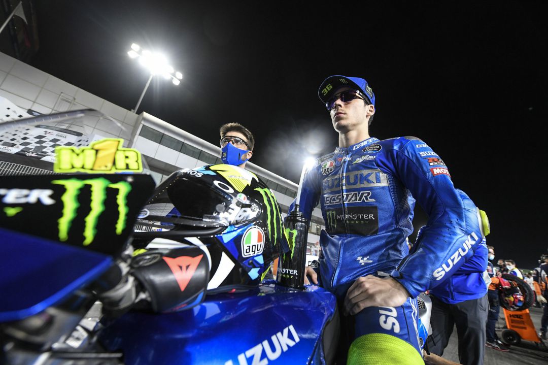 .Mir Joan (spa), Team Suzuki Ecstar, Suzuki GSX-RR, portrait during the Doha MotoGP at the Losail circuit from April 2 to 4, 2021 in Doha - Photo Studio Milagro / DPPI
AFP7
04/04/2021 ONLY FOR USE IN SPAIN .Mir Joan (spa), Team Suzuki Ecstar, Suzuki GSX-RR, portrait during the Doha MotoGP at the Losail circuit from April 2 to 4, 2021 in Doha - Photo Studio Milagro / DPPI
AFP7
04/04/2021 ONLY FOR USE IN SPAIN