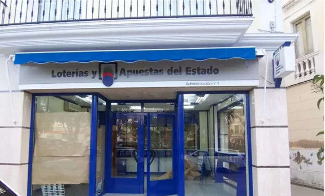 Una administración de lotería en una imagen de archivo. Una administración de lotería en una imagen de archivo.