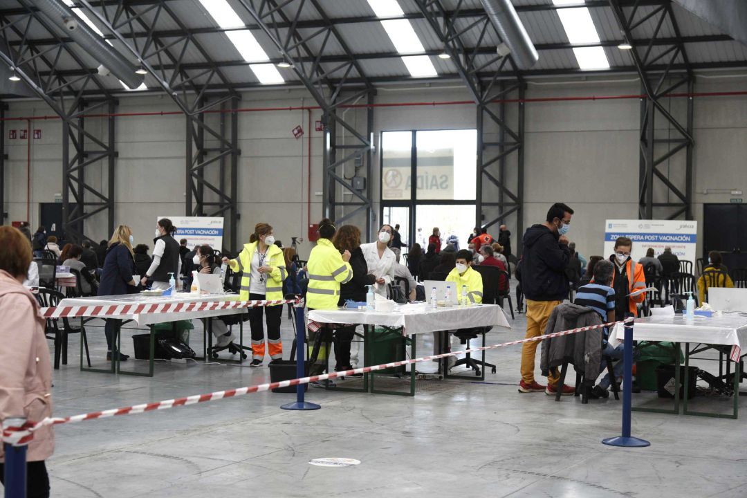 El anterior operativo de vacunación masiva en el Ifevi. El anterior operativo de vacunación masiva en el Ifevi.