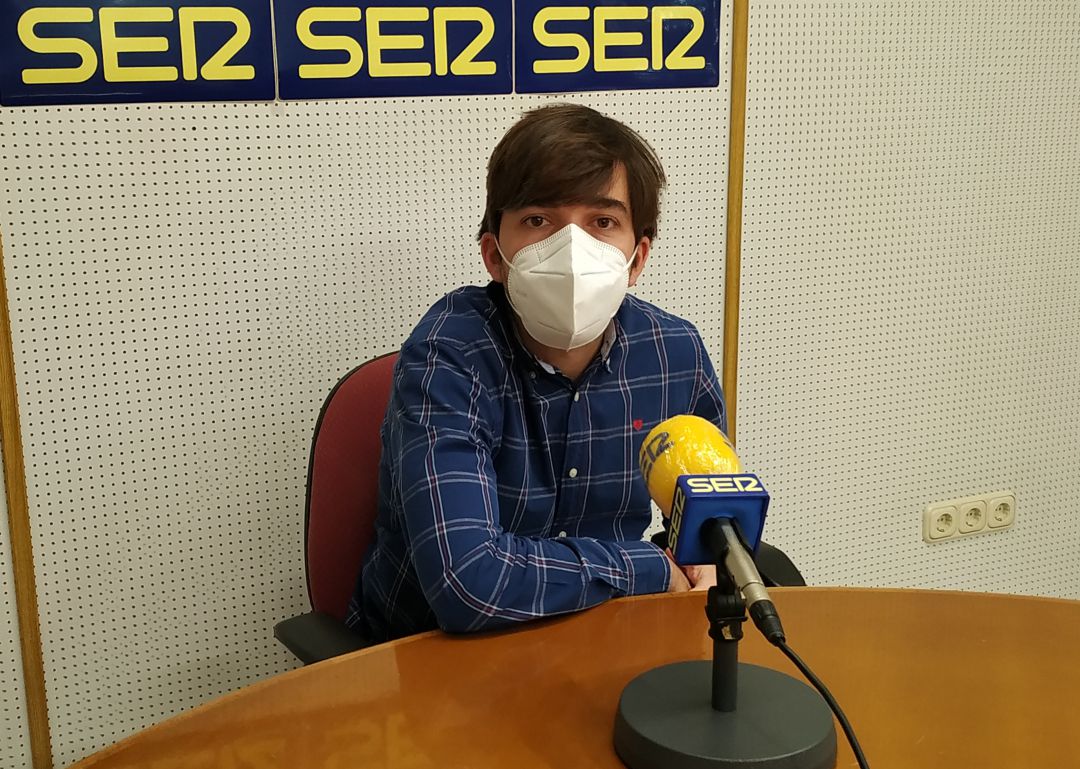 Pablo García, cardiólogo, durante la entrevista Pablo García, cardiólogo, durante la entrevista