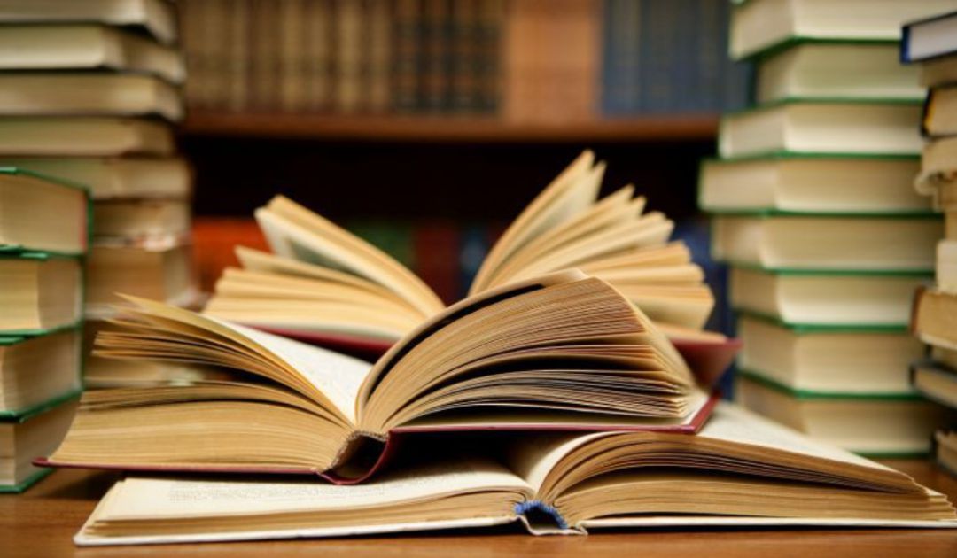 Llibres oberts en una llibreria Llibres oberts en una llibreria
