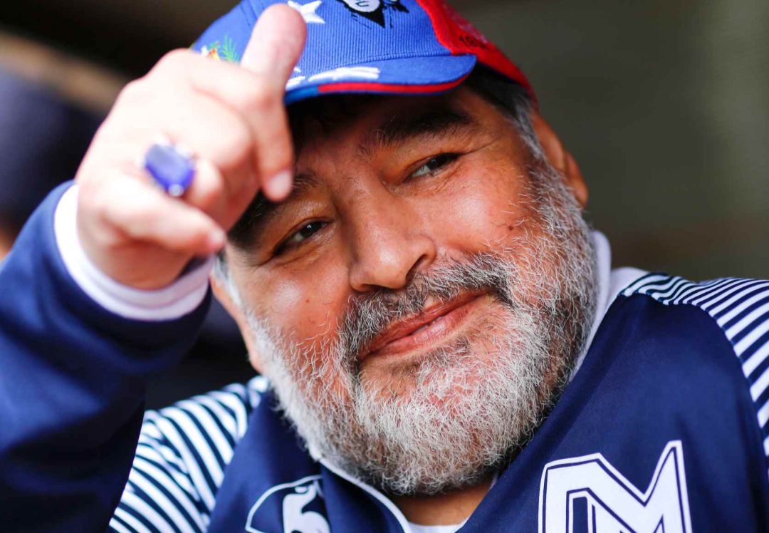 Diego Maradona, en noviembre de 2019. Diego Maradona, en noviembre de 2019.