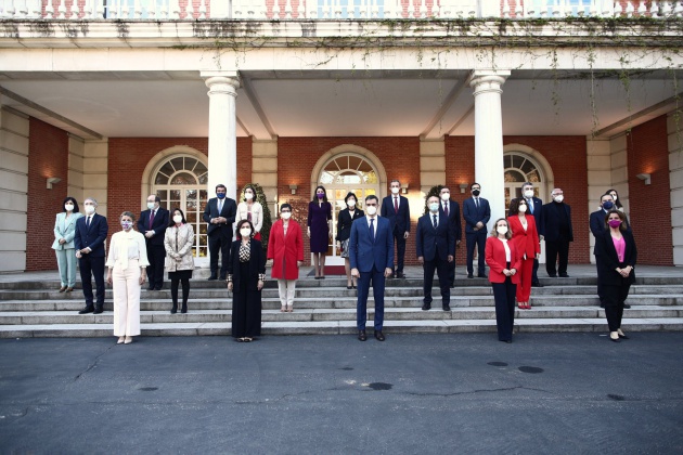 La foto de la nueva composición del Gobierno La foto de la nueva composición del Gobierno