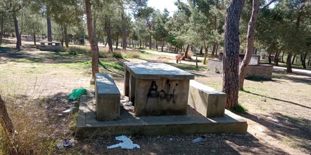 Actos vandálicos en el paraje de San Isidro Actos vandálicos en el paraje de San Isidro