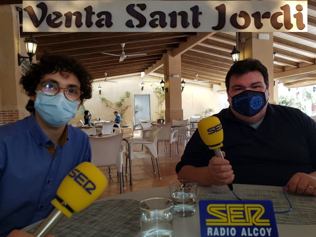 Ferrán y Juanjo en la Venta Sant Jordi Ferrán y Juanjo en la Venta Sant Jordi