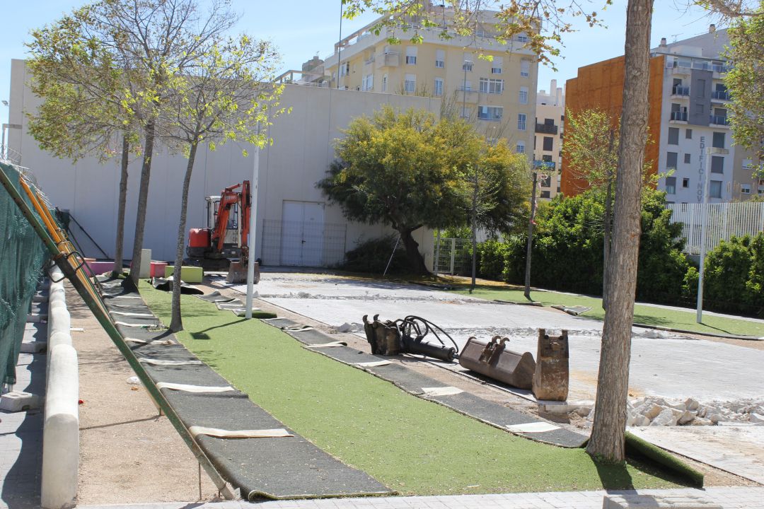 Obras en el colegio Hort de Palau en Oliva Obras en el colegio Hort de Palau en Oliva