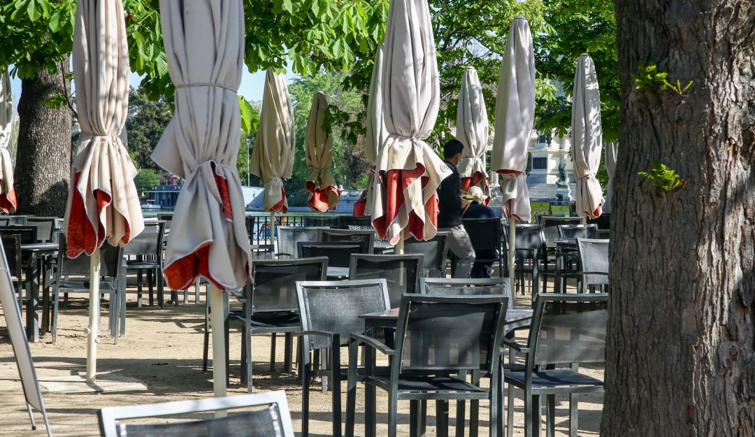 Terraza de un bar. Terraza de un bar.