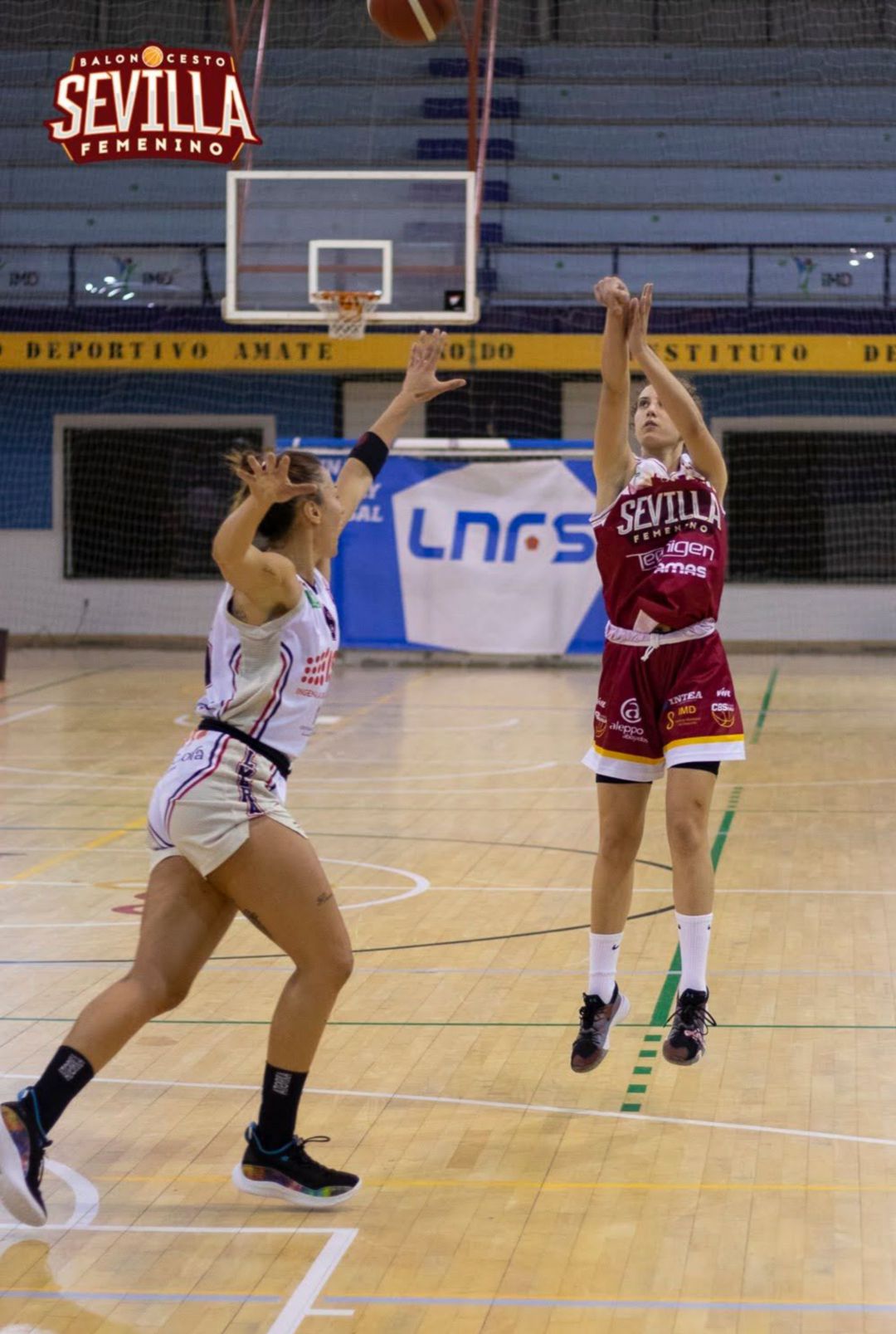 Alicia González durante un partido esta temporada Alicia González durante un partido esta temporada