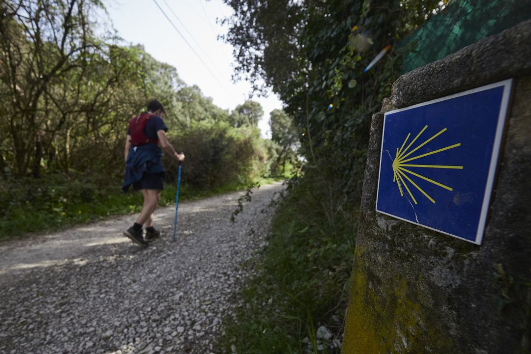 A pesar de las dificultades algunos peregrinos siguen recorriendo el Camino de Santiago A pesar de las dificultades algunos peregrinos siguen recorriendo el Camino de Santiago