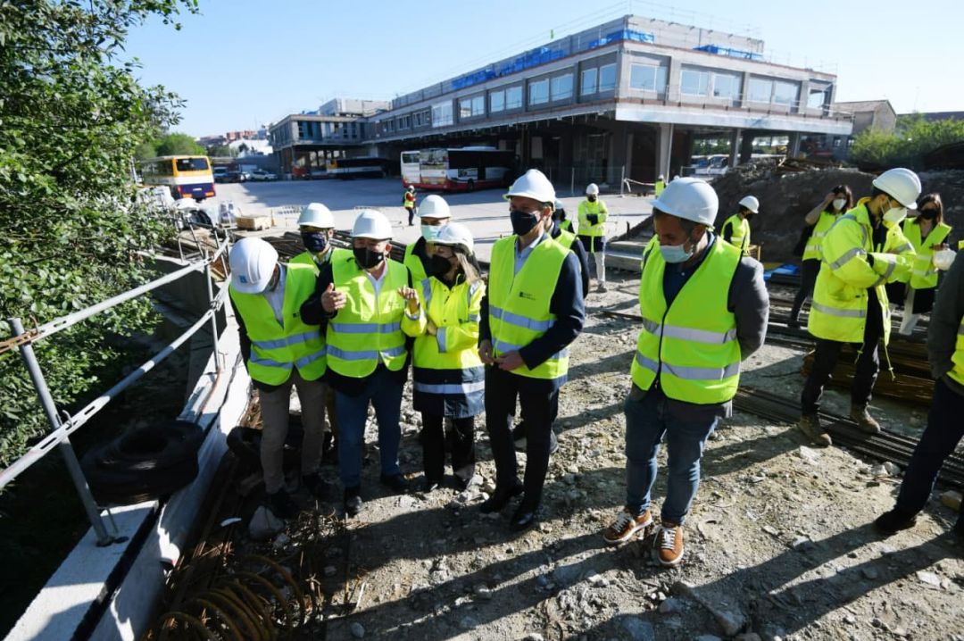 Obras de reforma de la estación de autobuses de Pontevedra Obras de reforma de la estación de autobuses de Pontevedra