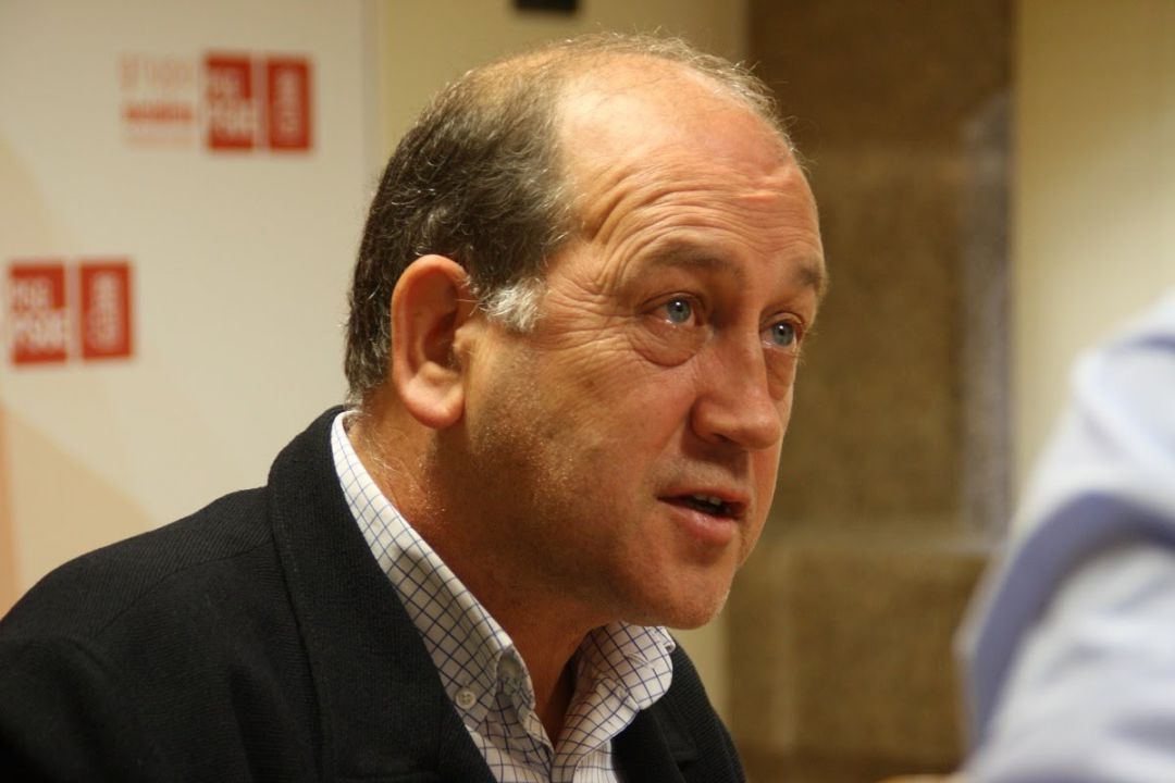 Xaquín Fernández Leiceaga en una rueda de prensa Xaquín Fernández Leiceaga en una rueda de prensa