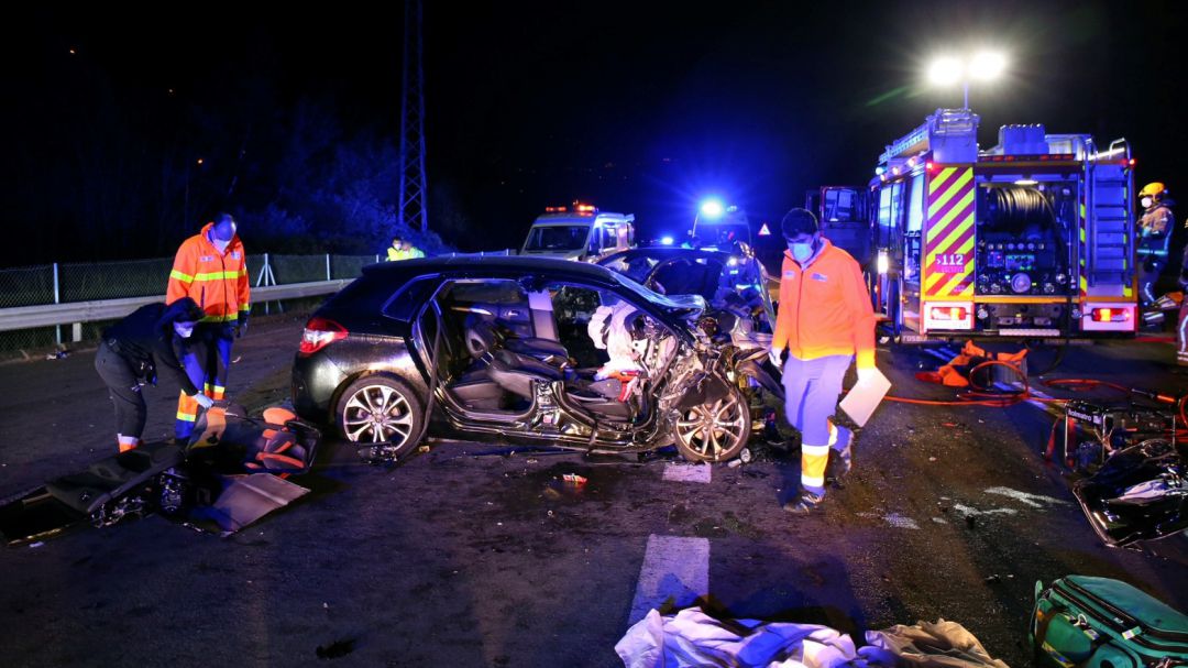 Imagen del accidente que tuvo lugar el pasado 19 de marzo. Imagen del accidente que tuvo lugar el pasado 19 de marzo.