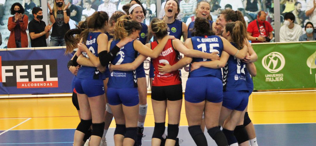 El equipo madrileño se impuso con parciales de 25-14, 25-20 y 25-21 El equipo madrileño se impuso con parciales de 25-14, 25-20 y 25-21