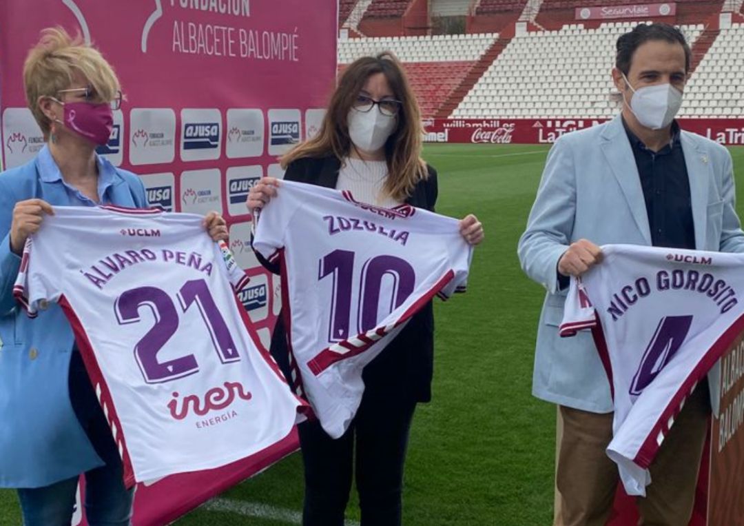 Pesentación de la iniciativa del Albacete para combatir el cáncer Pesentación de la iniciativa del Albacete para combatir el cáncer