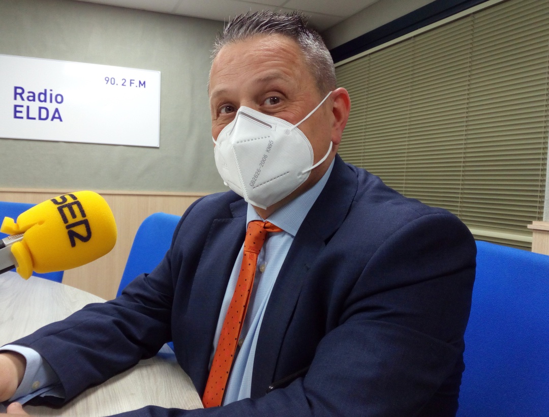 Paco Sánchez, concejal de Cs Elda, en Radio Elda SER Paco Sánchez, concejal de Cs Elda, en Radio Elda SER