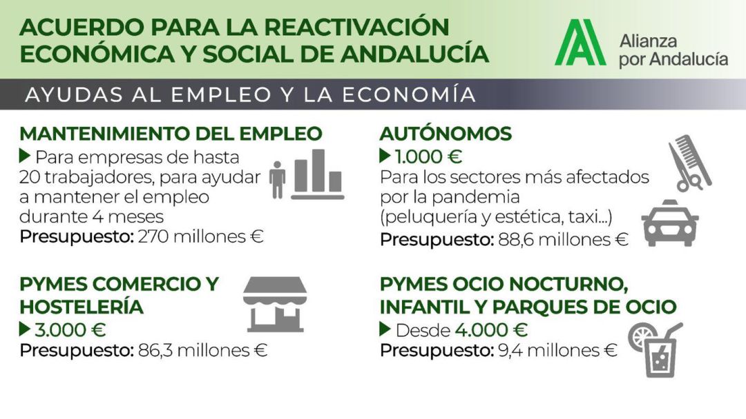 Líneas de ayudas al empleo y la economía de la Junta de Andalucía. Líneas de ayudas al empleo y la economía de la Junta de Andalucía.