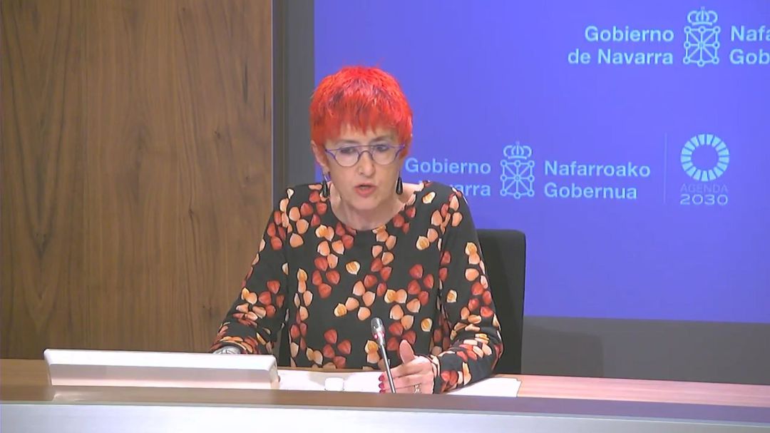 La consejera de Salud del Gobierno de Navarra, Santos Induráin La consejera de Salud del Gobierno de Navarra, Santos Induráin