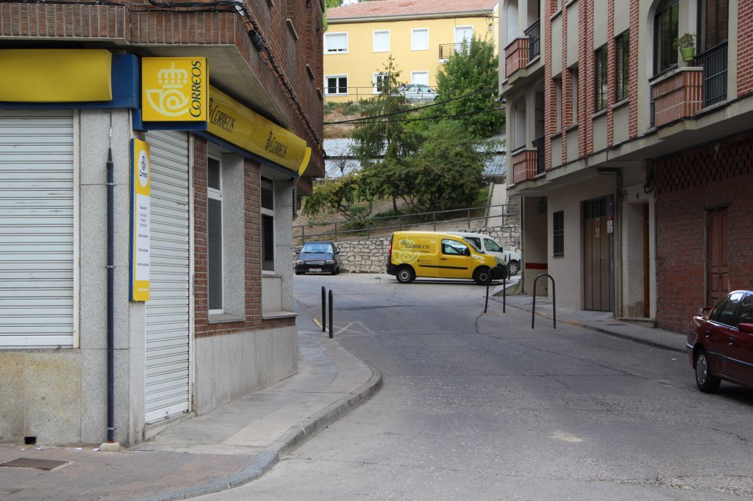 Zona que se verá afectada por la limitación de estacionamiento en Cuéllar Zona que se verá afectada por la limitación de estacionamiento en Cuéllar