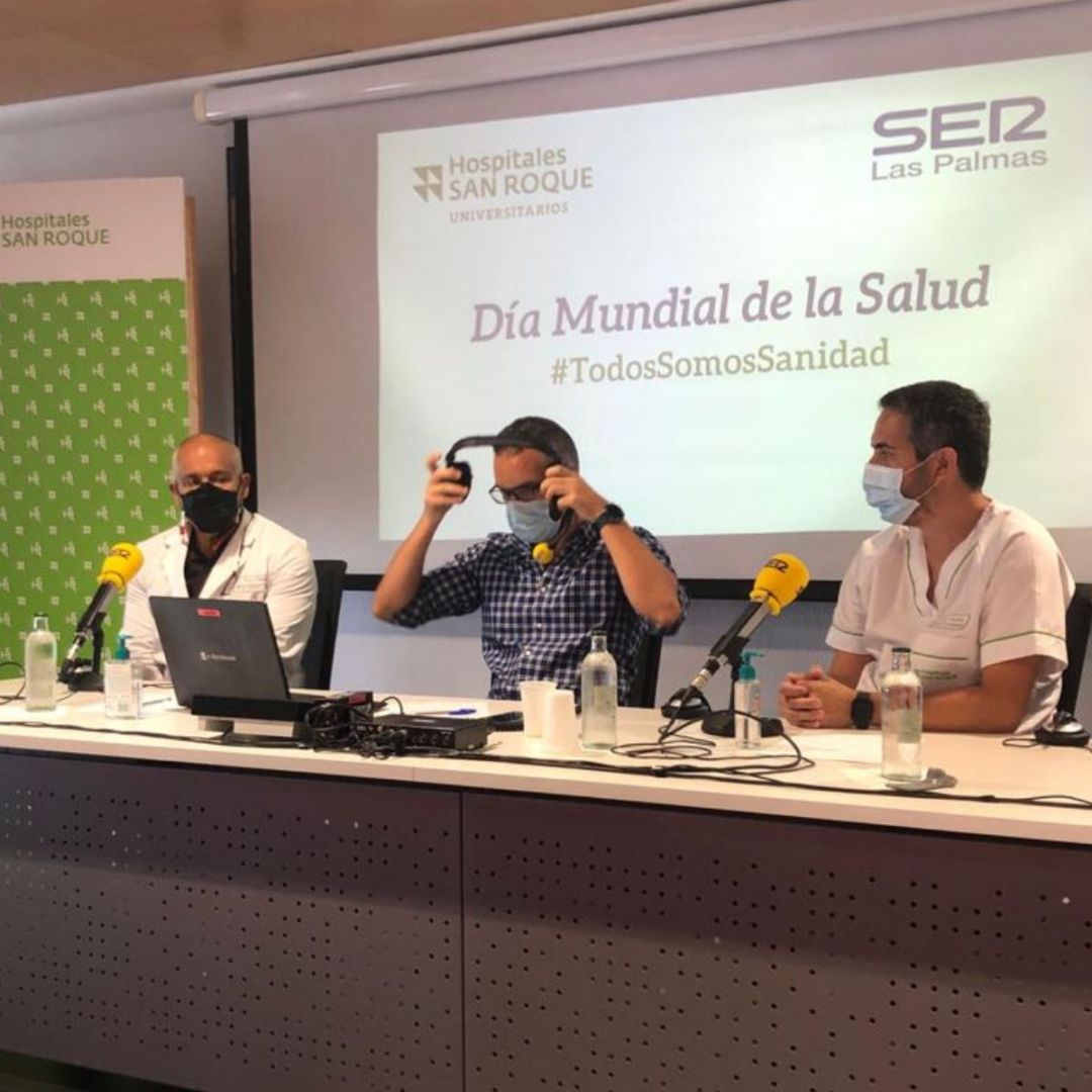 Hospitales San Roque y Cadena SER analizan un año de gestión sanitaria por el Día Mundial de la Salud Hospitales San Roque y Cadena SER analizan un año de gestión sanitaria por el Día Mundial de la Salud