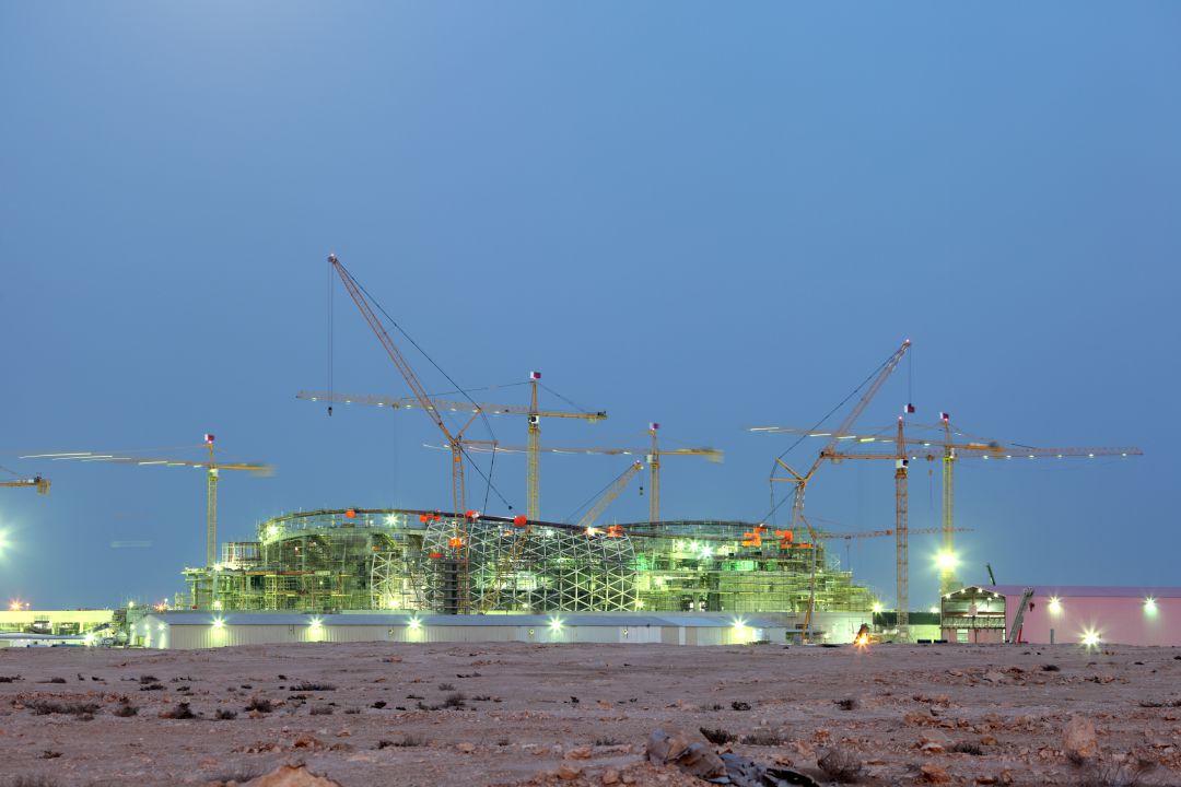 Construcción d'un nou estadi de futbol a Qatar Construcción d'un nou estadi de futbol a Qatar