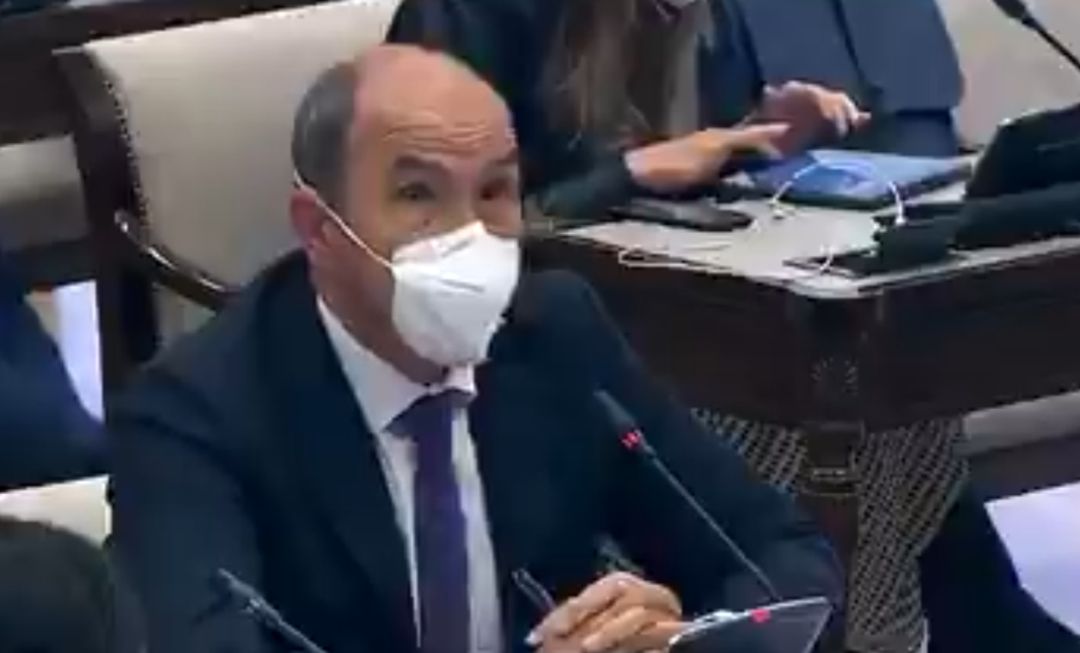 El diputado de Vox en el Congreso. El diputado de Vox en el Congreso.
