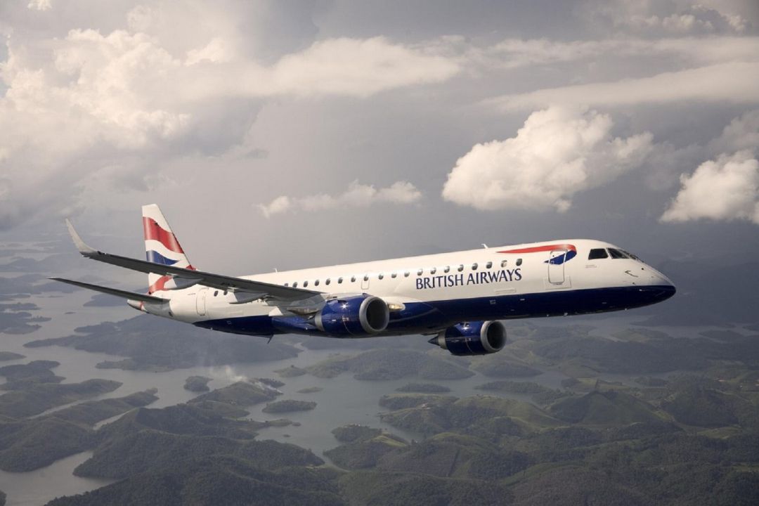 Un avión de British Airways. Un avión de British Airways.