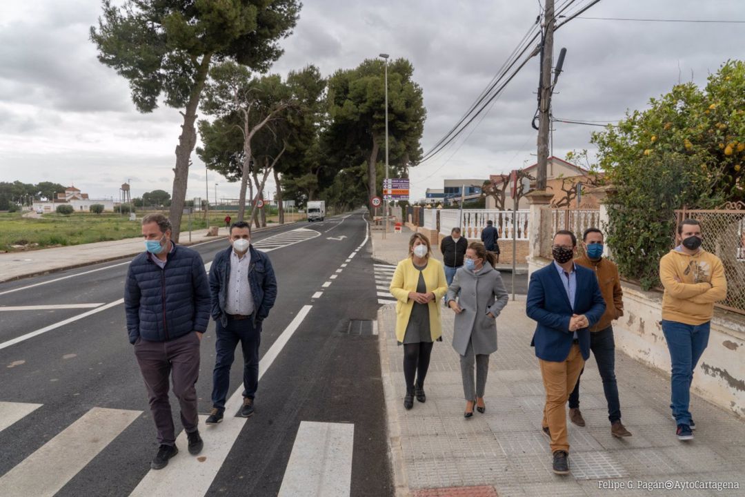 Inauguración de la Avenida de la Constitución de El Albujón Inauguración de la Avenida de la Constitución de El Albujón