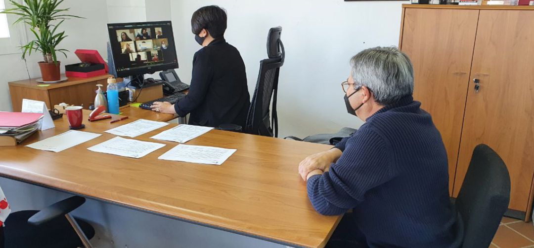 Imagen de la reunión del Patronato Imagen de la reunión del Patronato