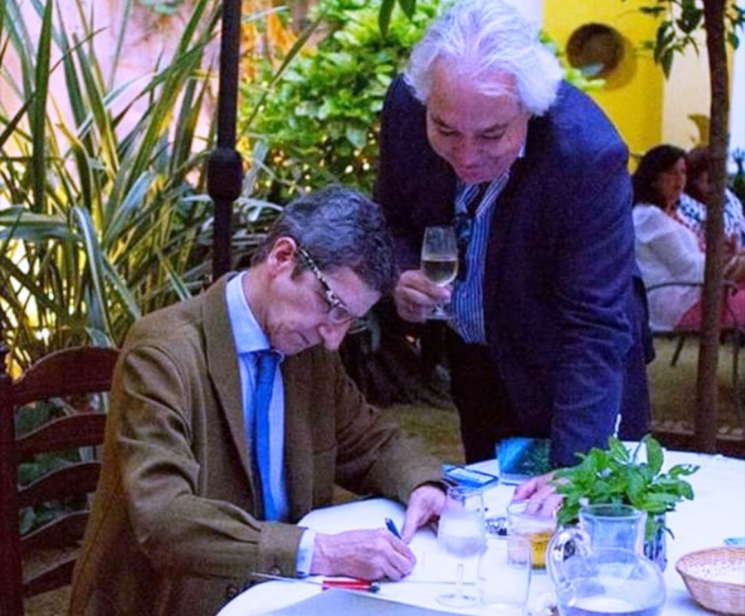 Ignacio Cosano, con Rafael Benítez Toledano Ignacio Cosano, con Rafael Benítez Toledano