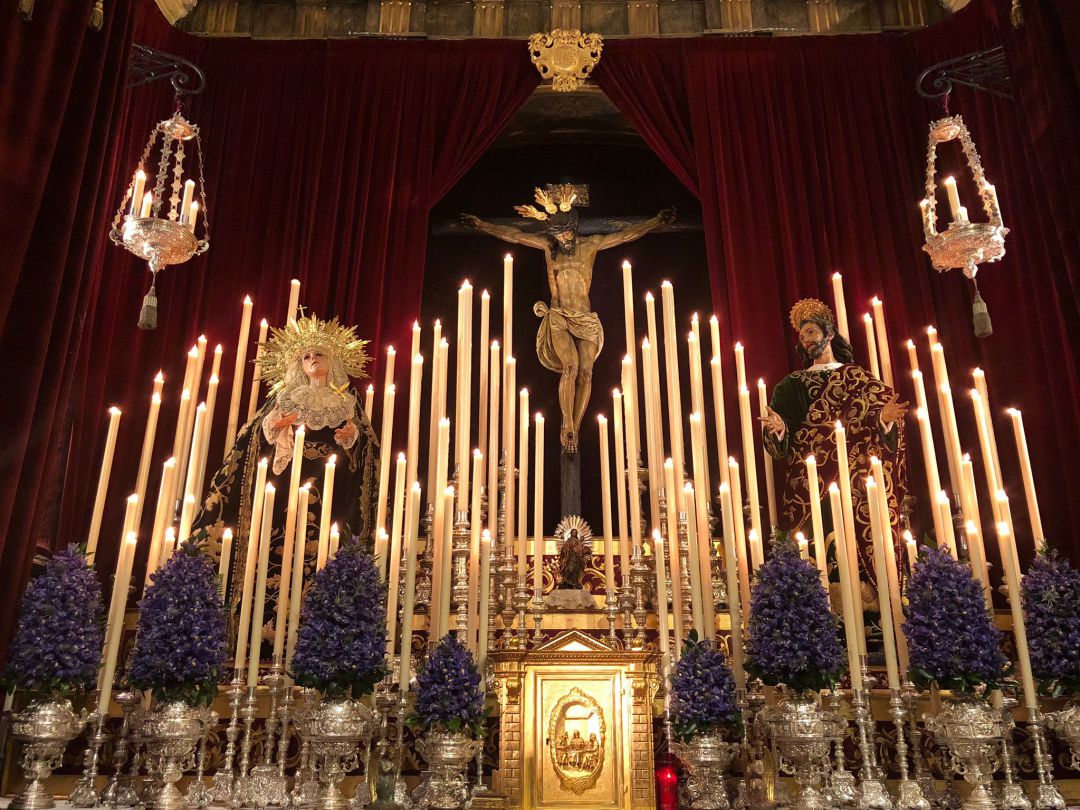 El Cristo de la Salud preside el altar de su último quinario, celebrado durante la pasada Cuaresma El Cristo de la Salud preside el altar de su último quinario, celebrado durante la pasada Cuaresma